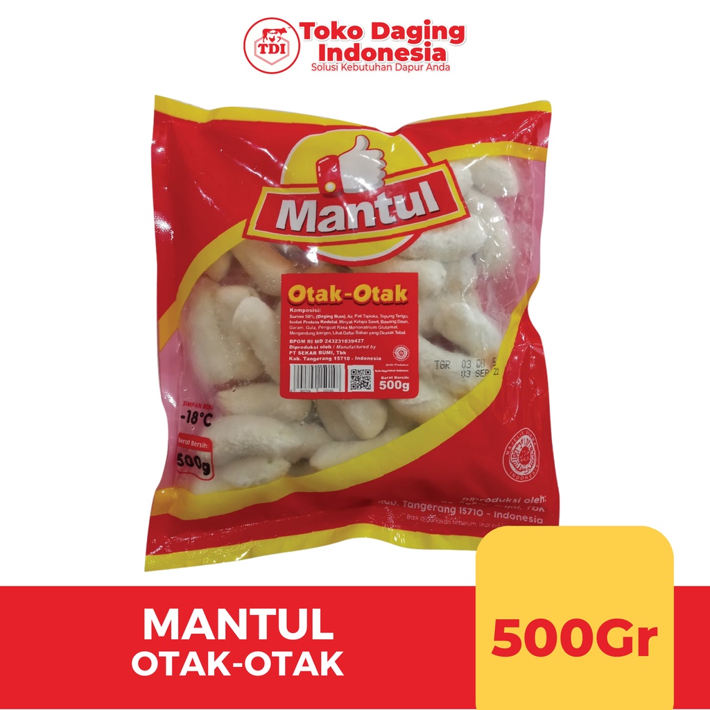 

Mantul Otak Otak Ikan 20 X 500Gr