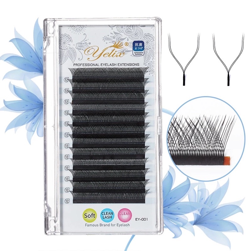 Yelix YY-Shape Lashes 12 Rows Soft For Eyelash Extansion