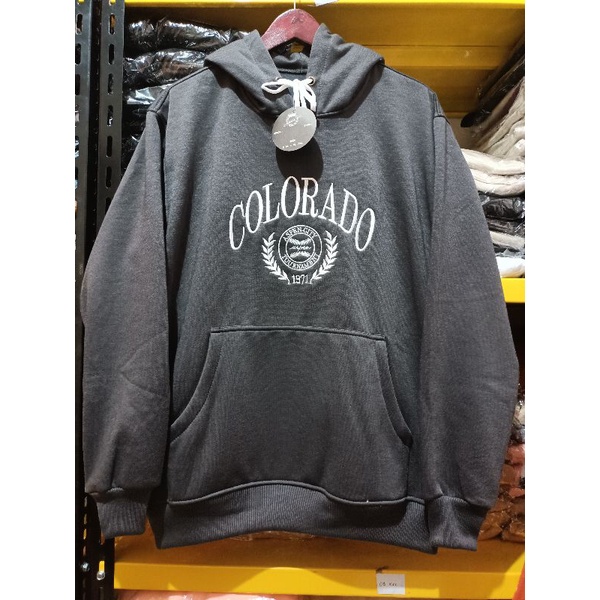 Hoodie Bordir COLORADO Pria Wanita Unisex// Hoodie Bordir Termurah// Sweater Hoodie Bordir Terbaru//