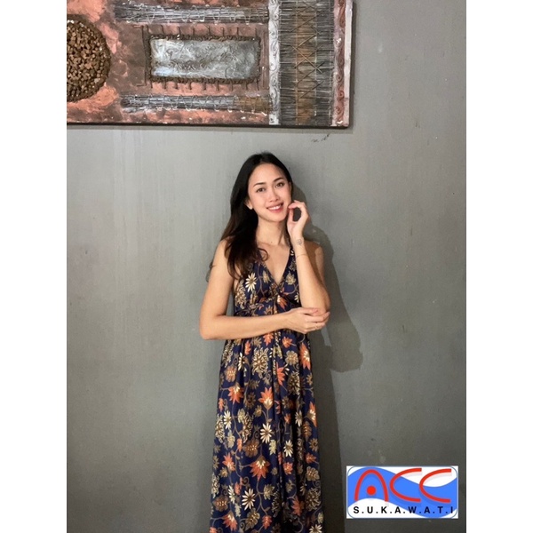 Dress Gaia Satin Panjang