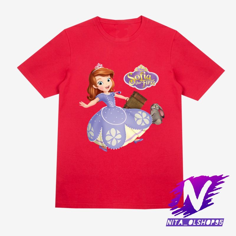 baju anak kaos anak putri sofia the first