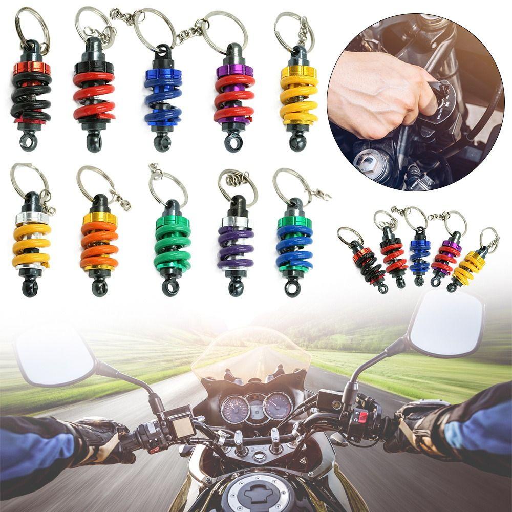 R-FLOWER Shock Absorber Universal New Shock Absorber Pendant Kunci Hias Gantungan Kunci Motor