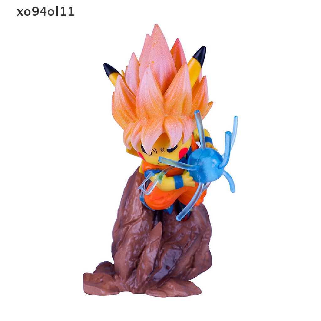 Xo Anime Dragon Ball Super Saiyan Pokemon Pikachu Cosplay Goku Patung Figure Boneka OL