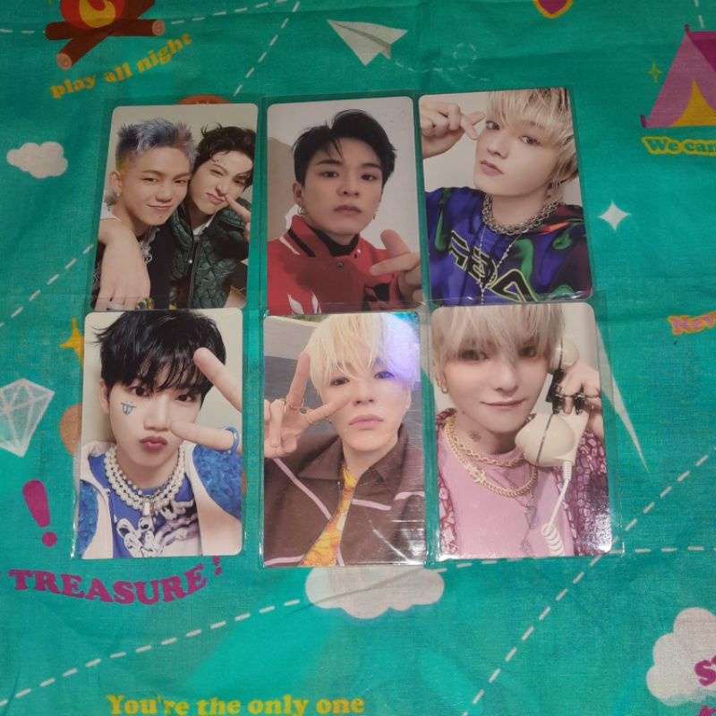 Photocard Treasure Pc Unit Hyunsuk Junghwan, Applewood 1.0 Asahi, Selca Haruto Junkyu Light Green, P