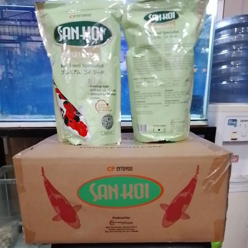 SANKOI SAN KOI PELET KOI PREMIUM KEMASAN 1 Kg (Harga per dus)