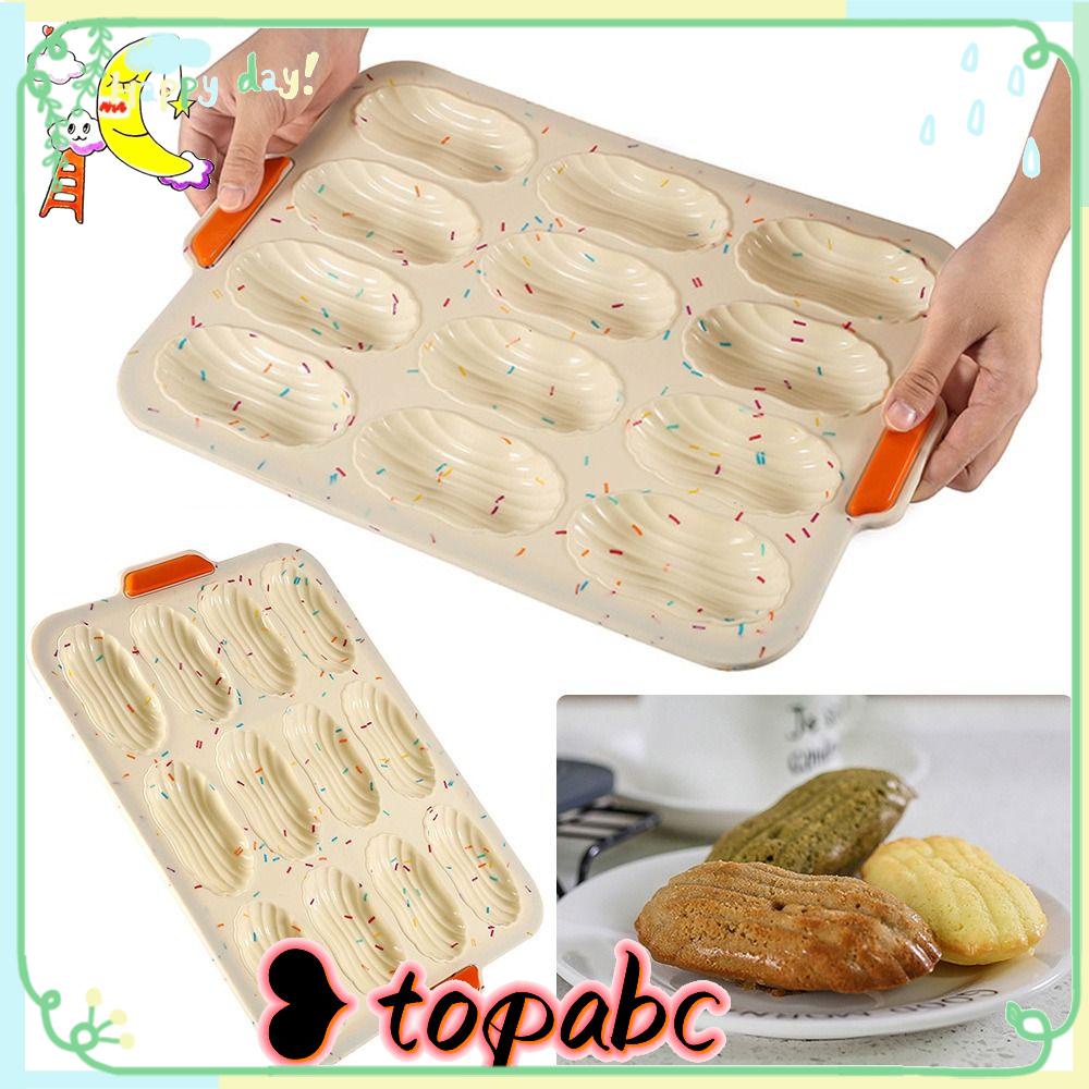 Top Silicone Cake Pan DIY Muffin Mousse Mould Alat Panggang Cetakan Ripple Flan Madeleine Shell