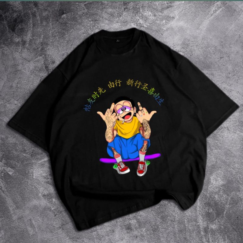 ( NOBITA ) Kaos Tshirt Atasan Pria Wanita Baju Kaos Oversize Graphic/Graphic