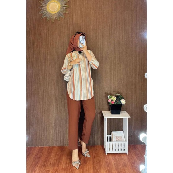 NEW ZARA SET CELANA VIRAL SETELAN CELANA WANITA SALUR TERLARIS KEKINIAN
