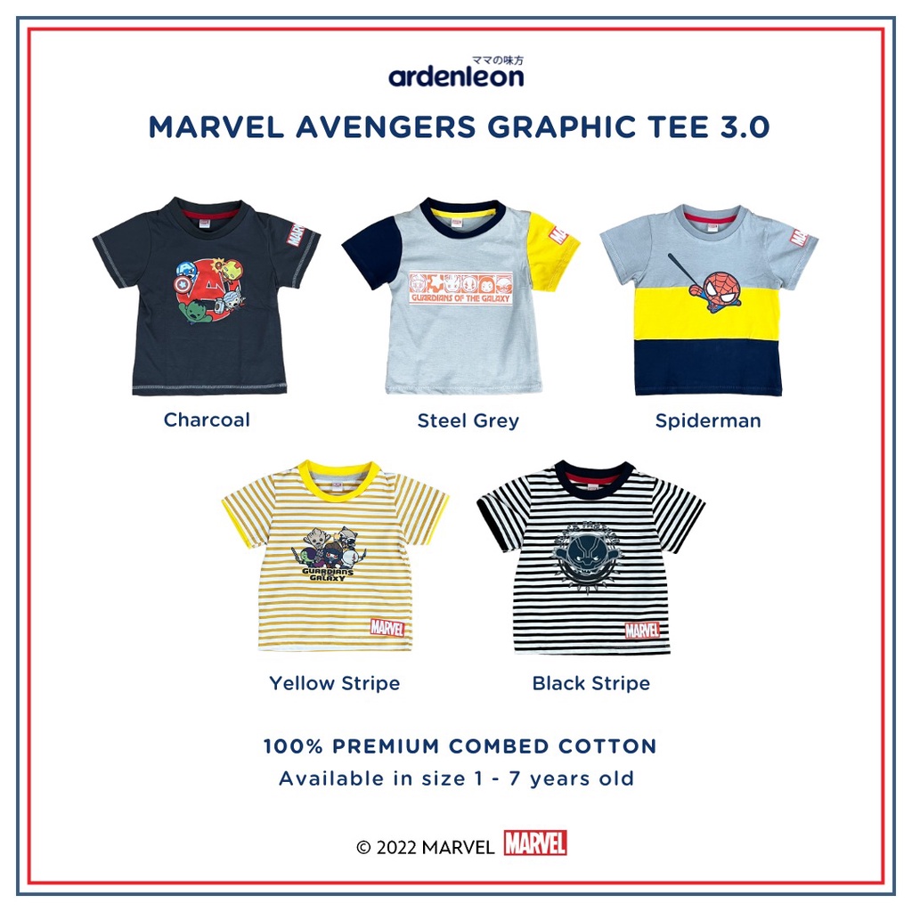 Ardenleon Marvel Avengers Graphic Tee 3.0