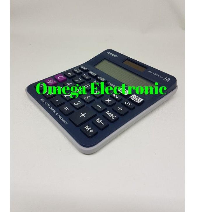 

☛☛ Casio Desktop MJ-120D Plus - Kalkulator Meja Office check correct MJ 120D Plus