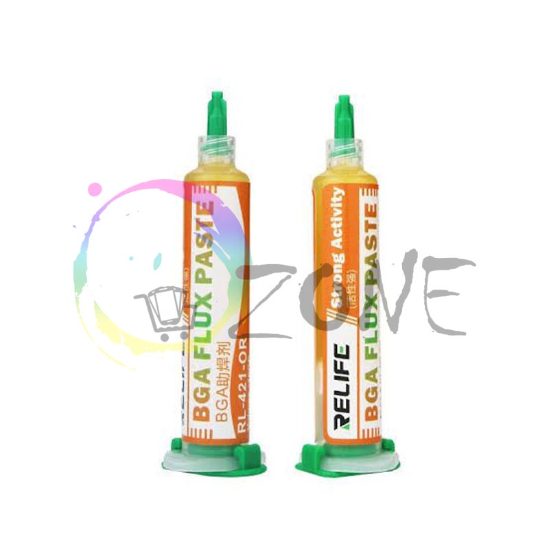 FLUX PASTA RELIFE RL-421-OR MINYAK PASTA SOLDER FOR BGA 10CC