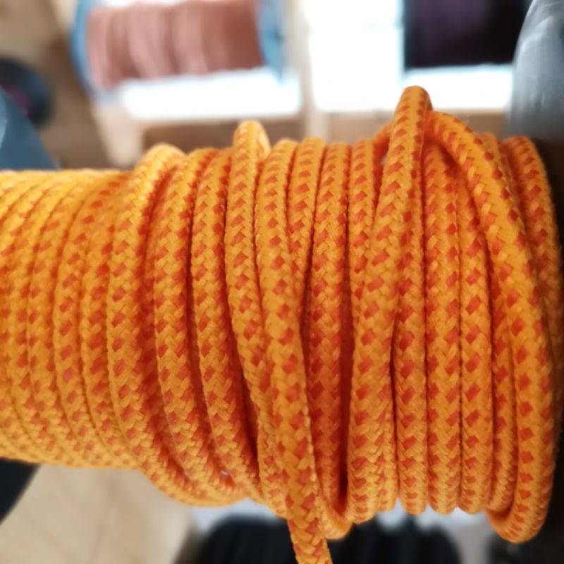 prusik 3mm premium tali gelang asesoris strap lanyard orange