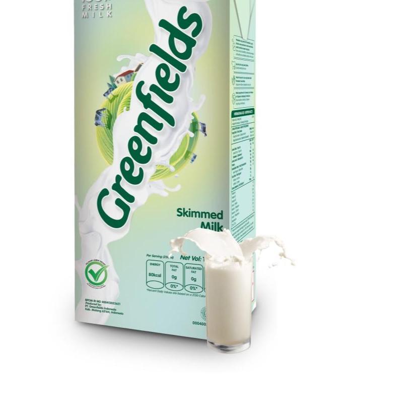 

BAYAR DITEMPAT✔️Greenfields Susu UHT Skimmed Milk 2 x 1000 mL|SQ9