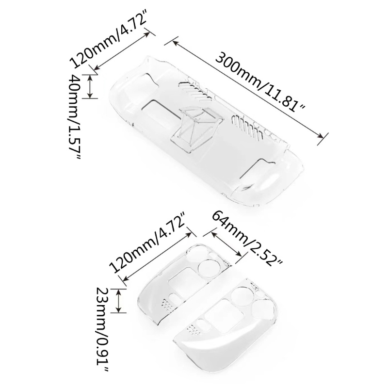 Zzz Console Cover Pelindung Dengan Kickstand Housing Skin Dengan Bracket Untuk Steam Deck