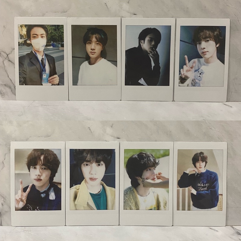 BTS jin seokjin polaroid pc photocard 100% asli instax selca the astronaut wamil lys sys rpc deco