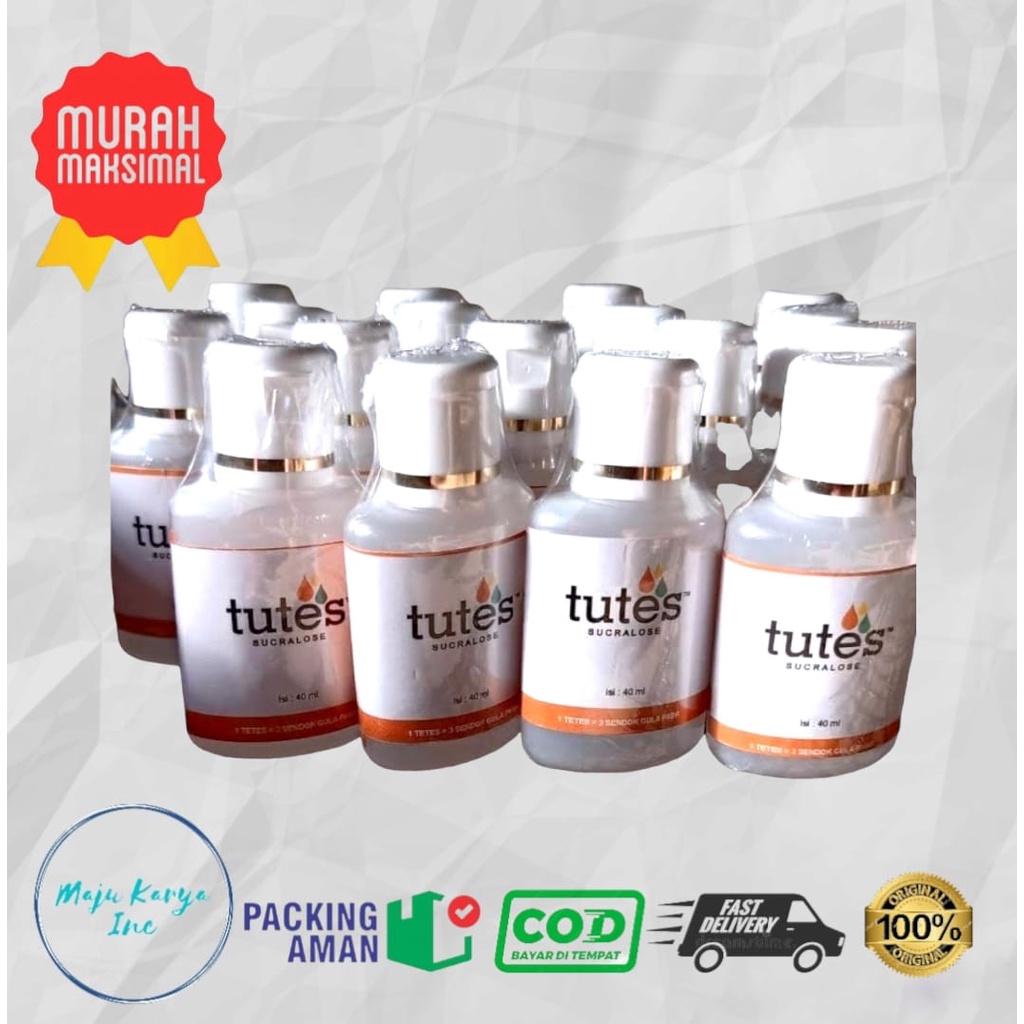 Tutes Sucralose - Gula Sukralosa 40 ml keto n diabtx friendly HALAL