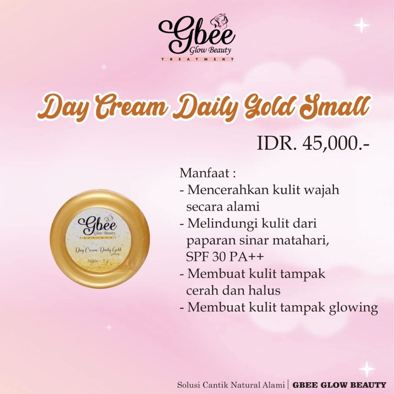 CREAM KINCLONG GLOW GBEE GLOWBEAUTY