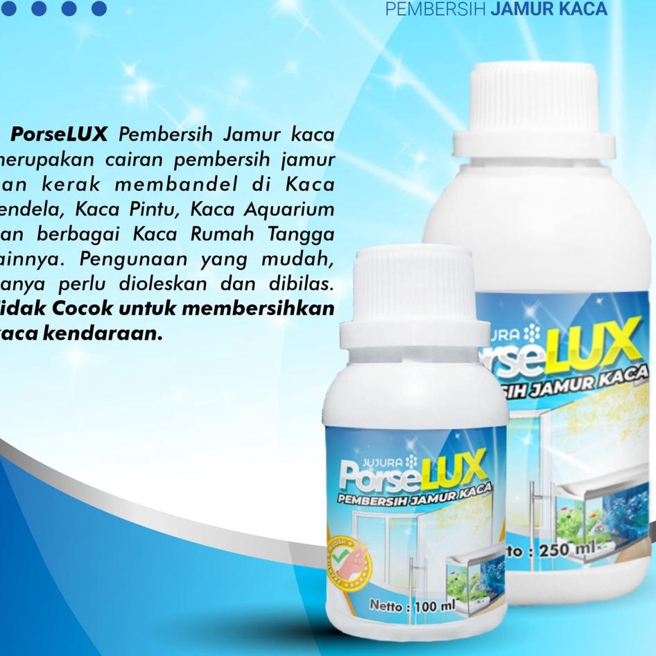 Hot Porselux Cairan Pembersih Jamur Kaca Akuarium Cermin Aquarium Obat Pembersih Jamur Kaca