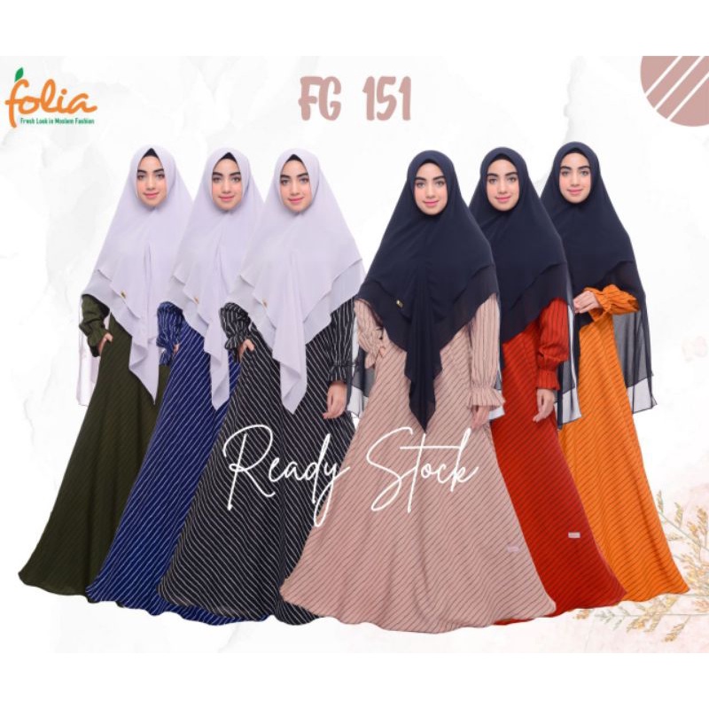 GAMIS FOLIA FG 151 MOTIF SALUR/GAMIS MOTIF FOLIA