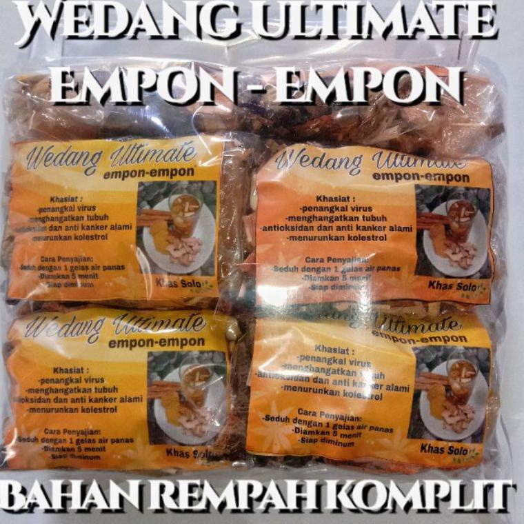 

(L-W9W♫♪) 1PACK/10BKS WEDANG ULTIMATE EMPON-EMPON REMPAH PALING KOMPLIT JSR KHAS SOLO trending