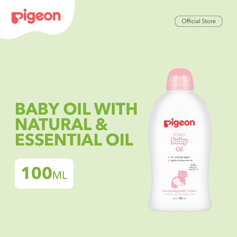 |LB| PIGEON OIL BABY WITH TELON 115ML &amp; PIGEON Baby Oil With Natural Esansial Oil 100ml