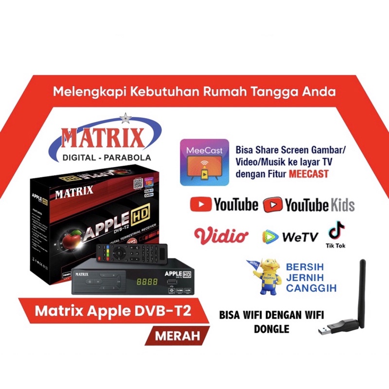 Setbox matrix tv Apple DVB