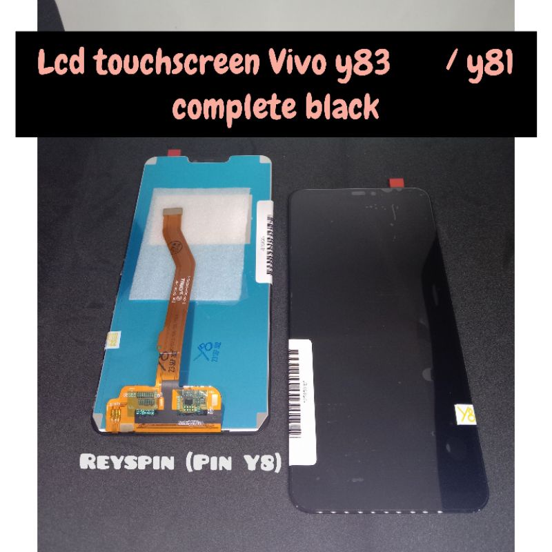 LCD TOUCHSCREEN VIVO Y83 UNIV GRADE A/Y81 1812 COMPLETE BLACK