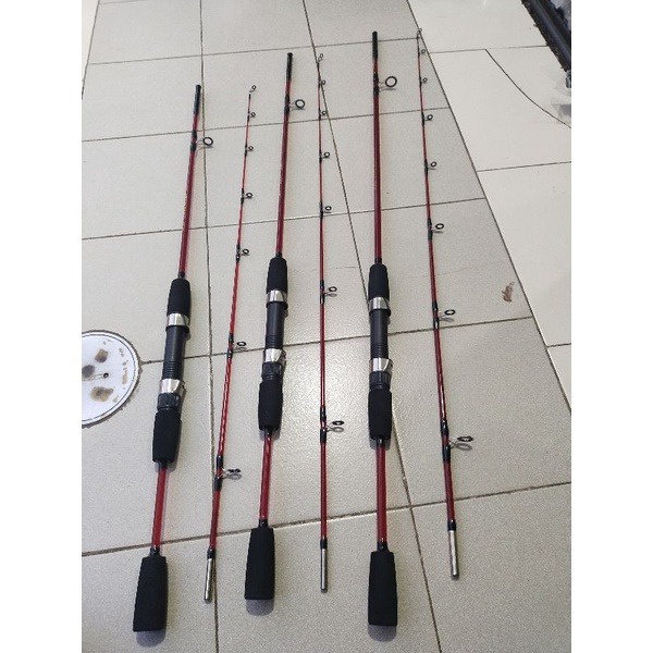 joran fiber glass Uno Ironman 150cm 165cm 180cm