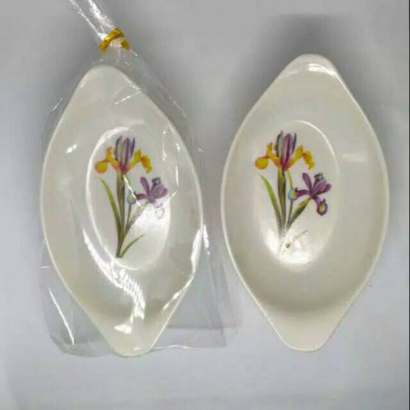 Souvenir mangkok melamin kemasan plastik/ mangkok sambal melamin