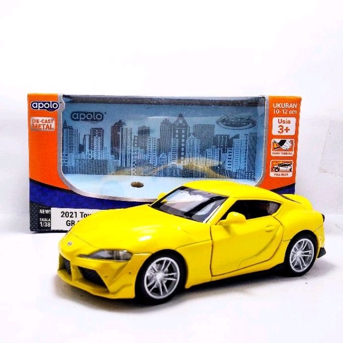 Apolo msz diecast Toyota gr Supra Kuning