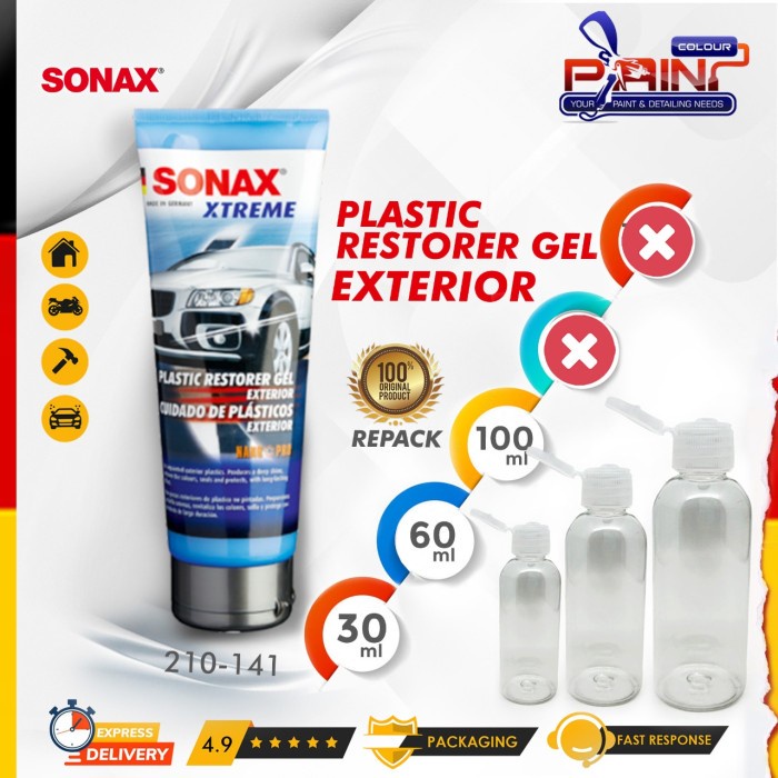 SONAX Xtreme Plastic Restorer Gel 210-141 - REPACK / ECER