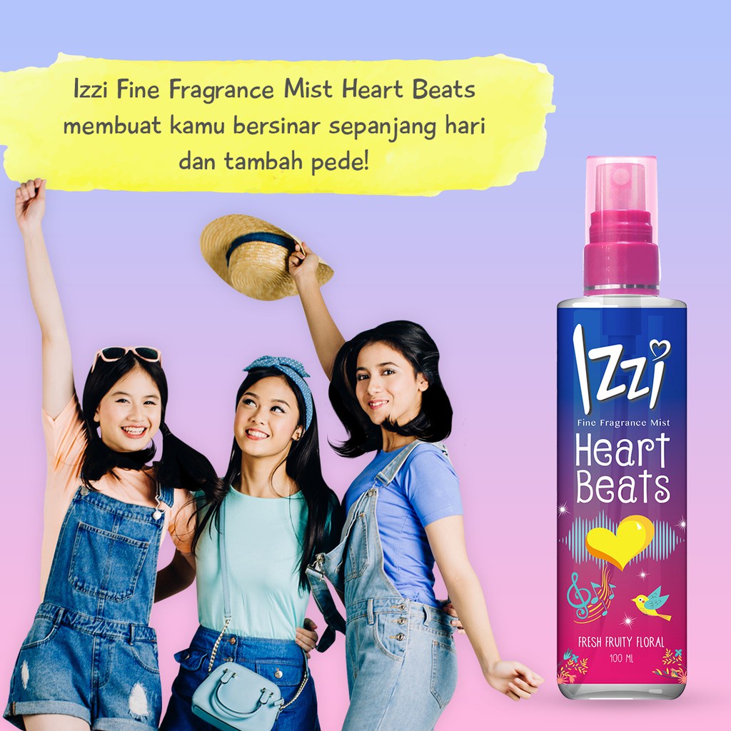 Ningrum - IZZI Fine Fragrance Mist Korean Mist Cologne 100ml | Myeong Dong Street / Namsan Tower / Heart Beats | Parfume Wanita Spray Cologne Original BPOM Korean Series - 7806