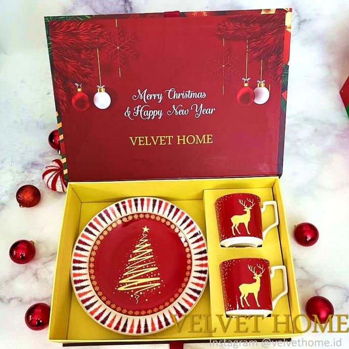 HAMPERS PIRING MAKAN HIASAN SENDOK GARPU GIFT HADIAH PARCEL NATAL KADO G4554VFD