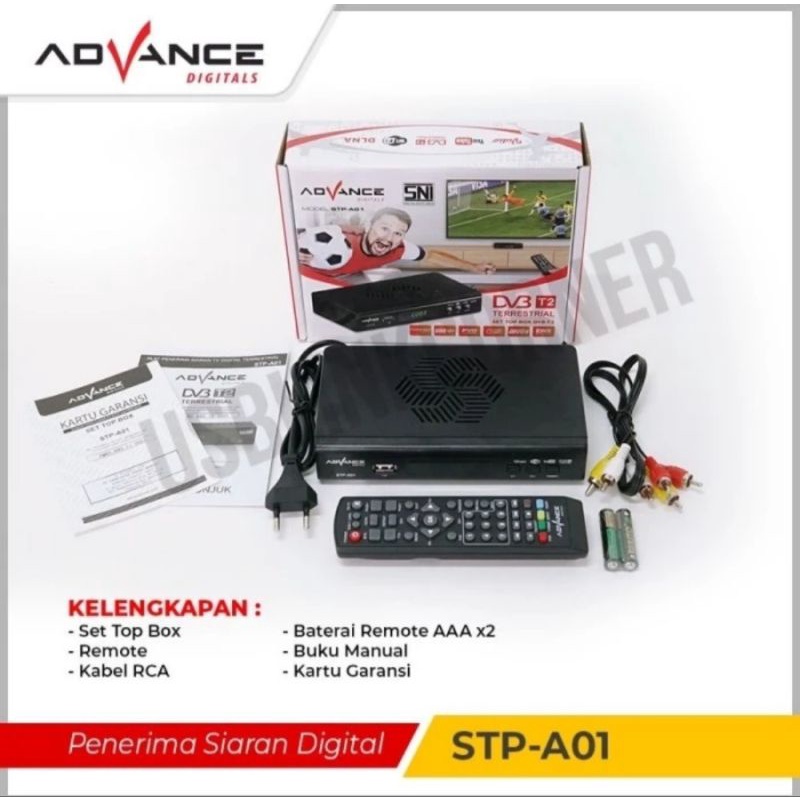 STB  DVB T2 advance . SET TOP BOX TV DIGITAL Tanaka