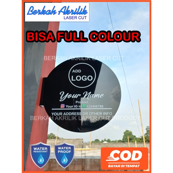 signage akrilik - custom desain sendiri - sign board akrilik - akrilik besar - sign put your brand here