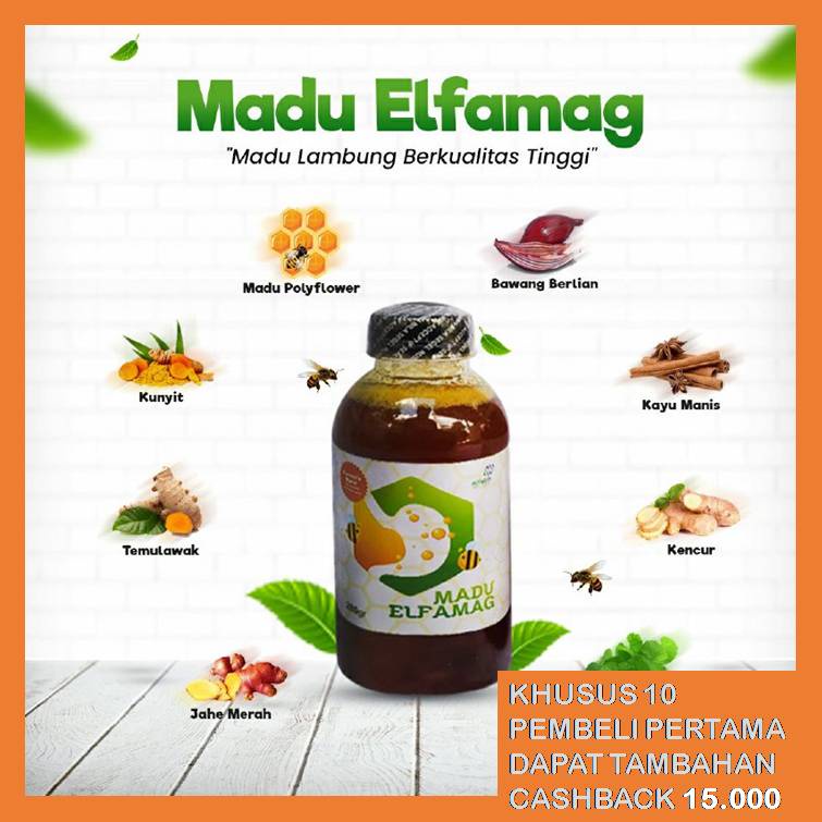 

COD/Madu Elfamag - 5x Lebih Ampuh Atasi Maag, Gerd & Tukak Lambung