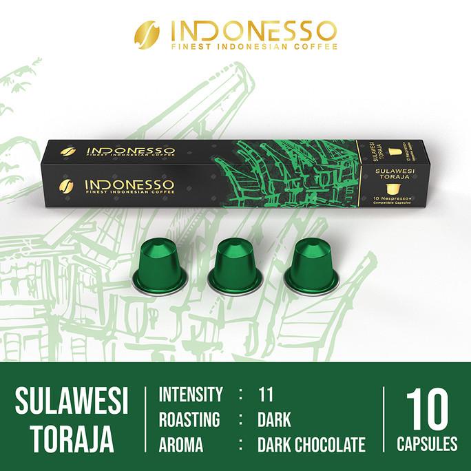 

[BISA COD] INDONESSO Sulawesi Toraja Nespresso Coffee Capsules / Kapsul Kopi