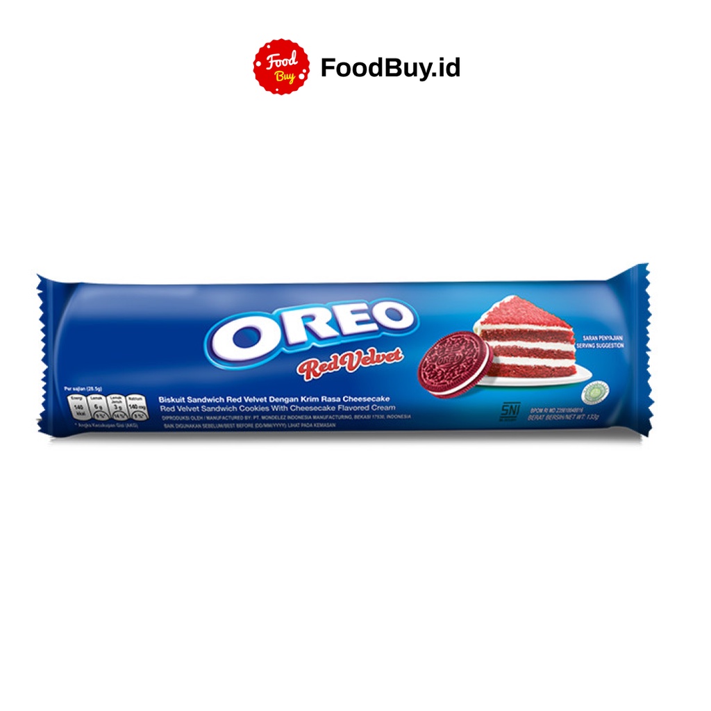 

Mondelez Oreo Biskuit Red Velvet 119.6 gr
