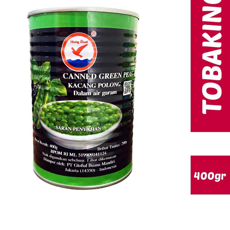 

Kacang Polong Herring Kaleng / Kacang Kapri / Green Peas 400gr