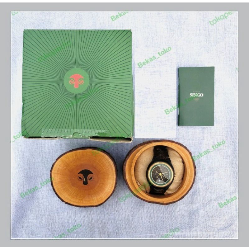 MATOA WATCH - SINGO EBONY - Jam Tangan Kayu Pria/Wanita/Unisex