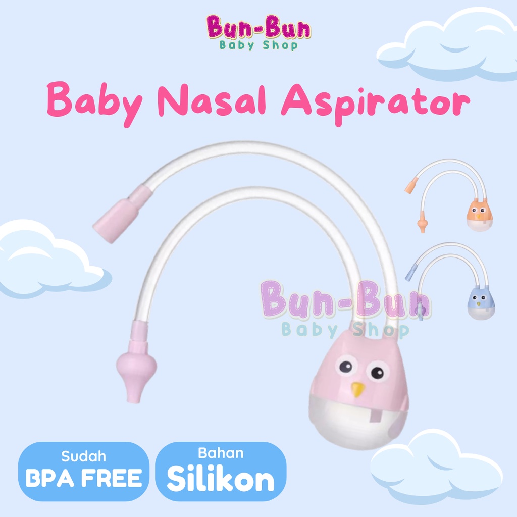 Sedot Ingus Selang Bayi Alat Penyedot Silikon Nose Cleaner Perawatan Baby Nasal Aspirator New Born