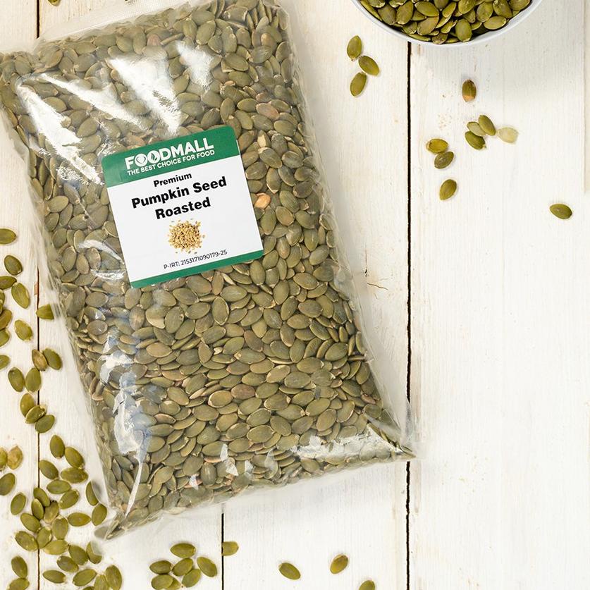 

EXCLUSIVE!Pumpkin Seeds ROASTED 1 kg / Biji Labu Panggang 1000 gram|SQ9