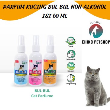 Parfum Kucing BUL BUL Authentic Perfume Aman Terjilat Non Alkohol 60ML