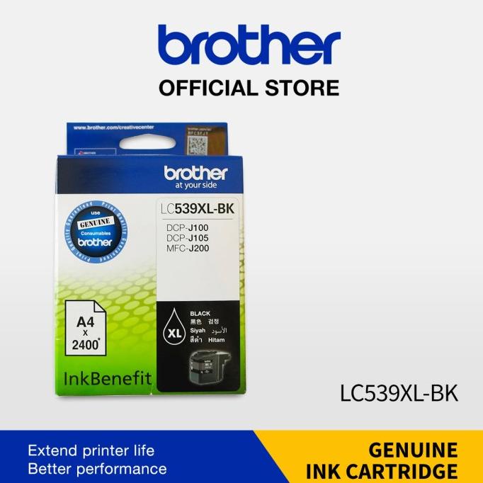 Promo Brother Mono Ink Benefit LC539XL-BK - Tinta Brother LC539XL BK