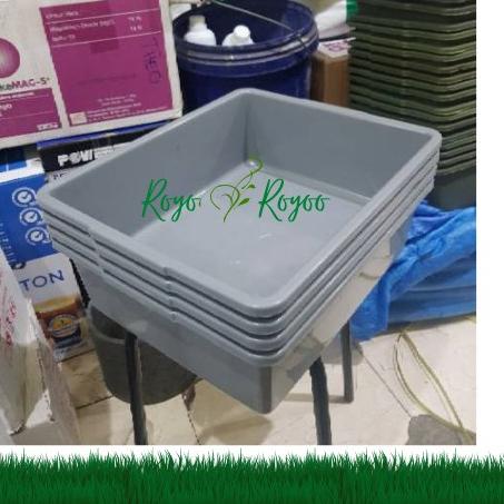Great Sales Cat Litter Box Baskom Ember Bak Kotak Plastik Persegi Hidroponik Pasir Kucing Hamster Ti