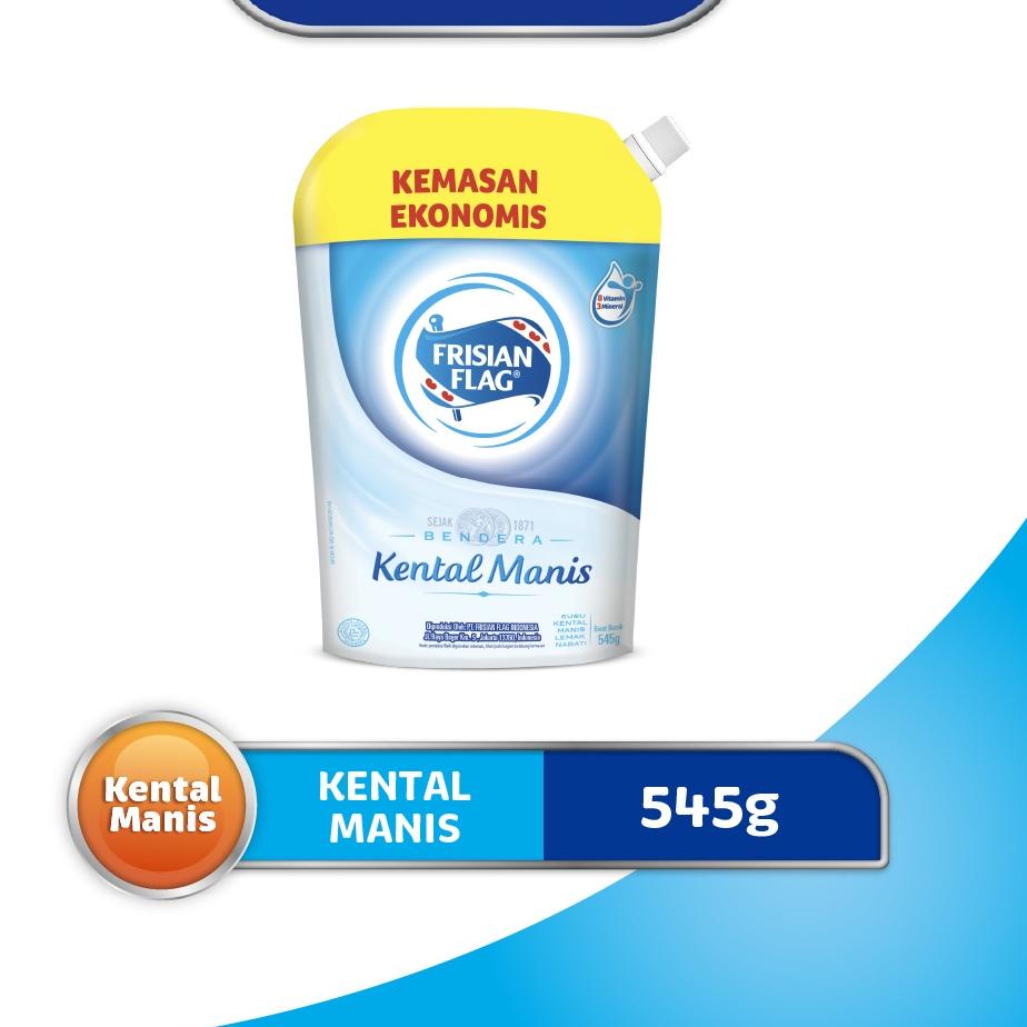 

【Penjualan Terbaik】✅COD Frisian Flag Kental Manis Pouch 545gr