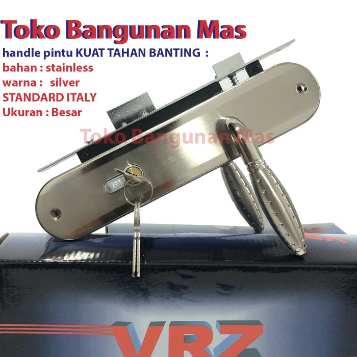 Gagang Handle Pintu Stainless Panjang /Kunci Pintu Ukuran Besar /Gagang Pintu