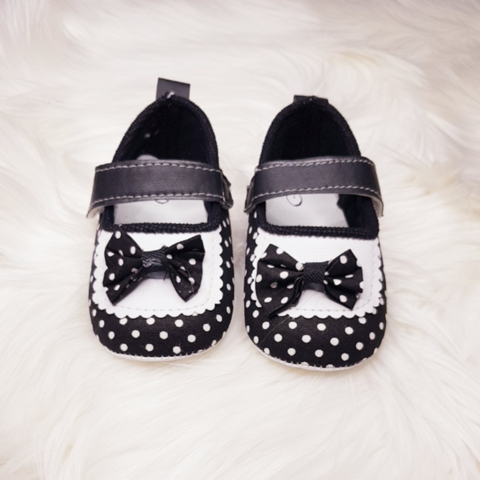 Sepatu bayi perempuan 0 - 12 bulan Polkadot