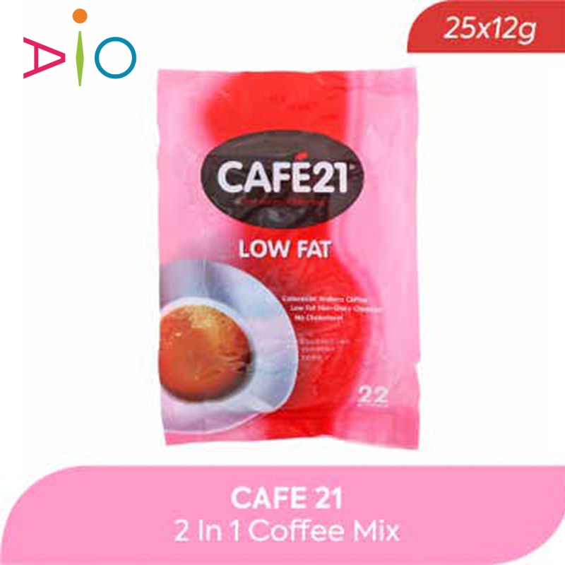 Cafe 21 Coffee mix 2in1 / Cafe21 Kopi 2 in 1 Tanpa Gula ( No Sugar Added )