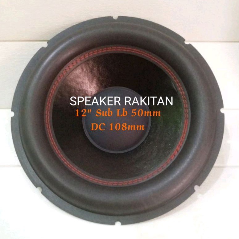 Daun Speaker Subwoofer 12 inch Spon + Duscup .2pcs